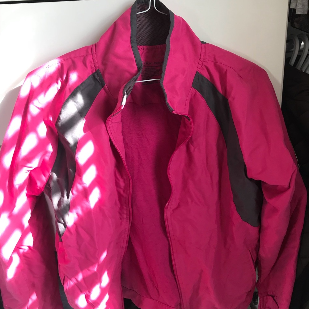 Pink fall jacket